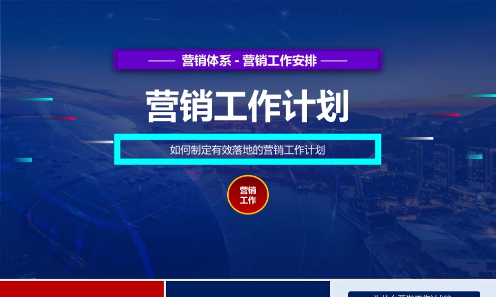 3、《定计划方法》如何制定有效落地的营销工作计划.pptx