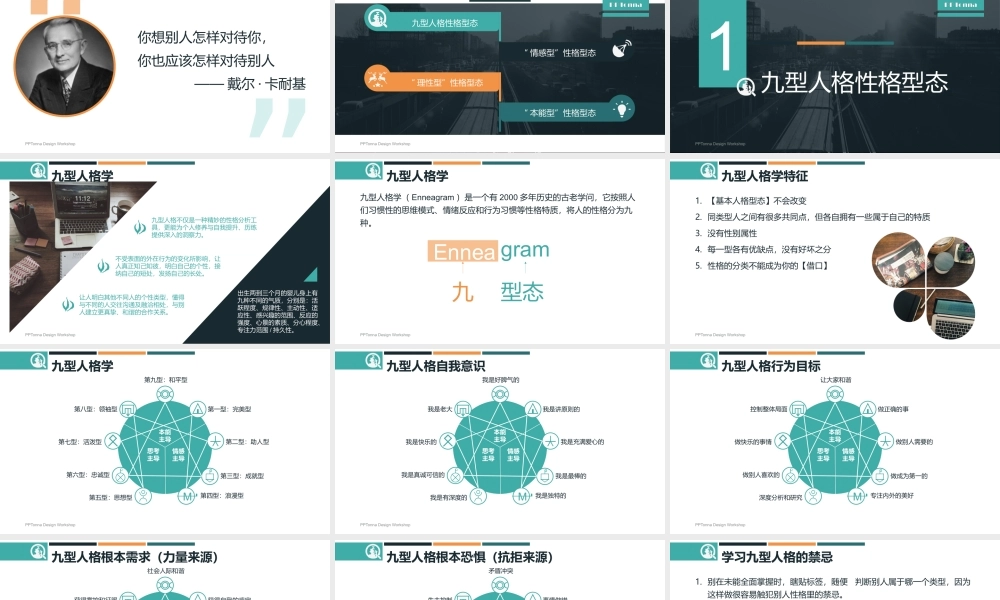 精品-九型人格培训PPT课件模板-37页.pptx