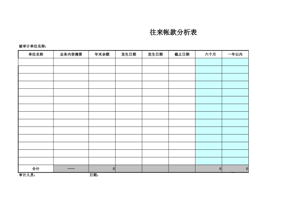 审计工具往来分析 (3).xls_第1页