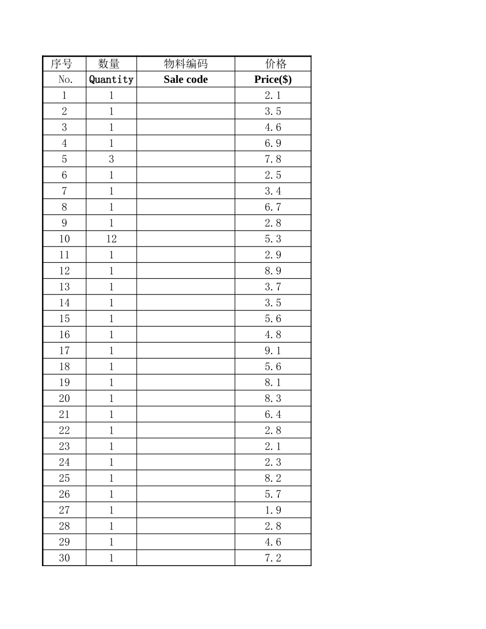 价格查找.xls_第2页