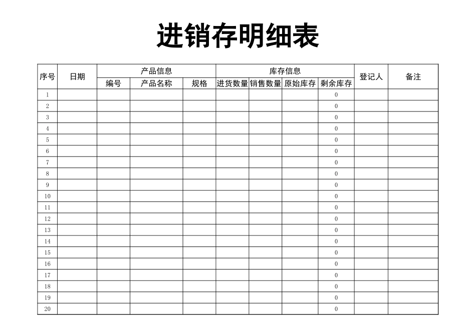 进销存明细表77.xlsx_第1页