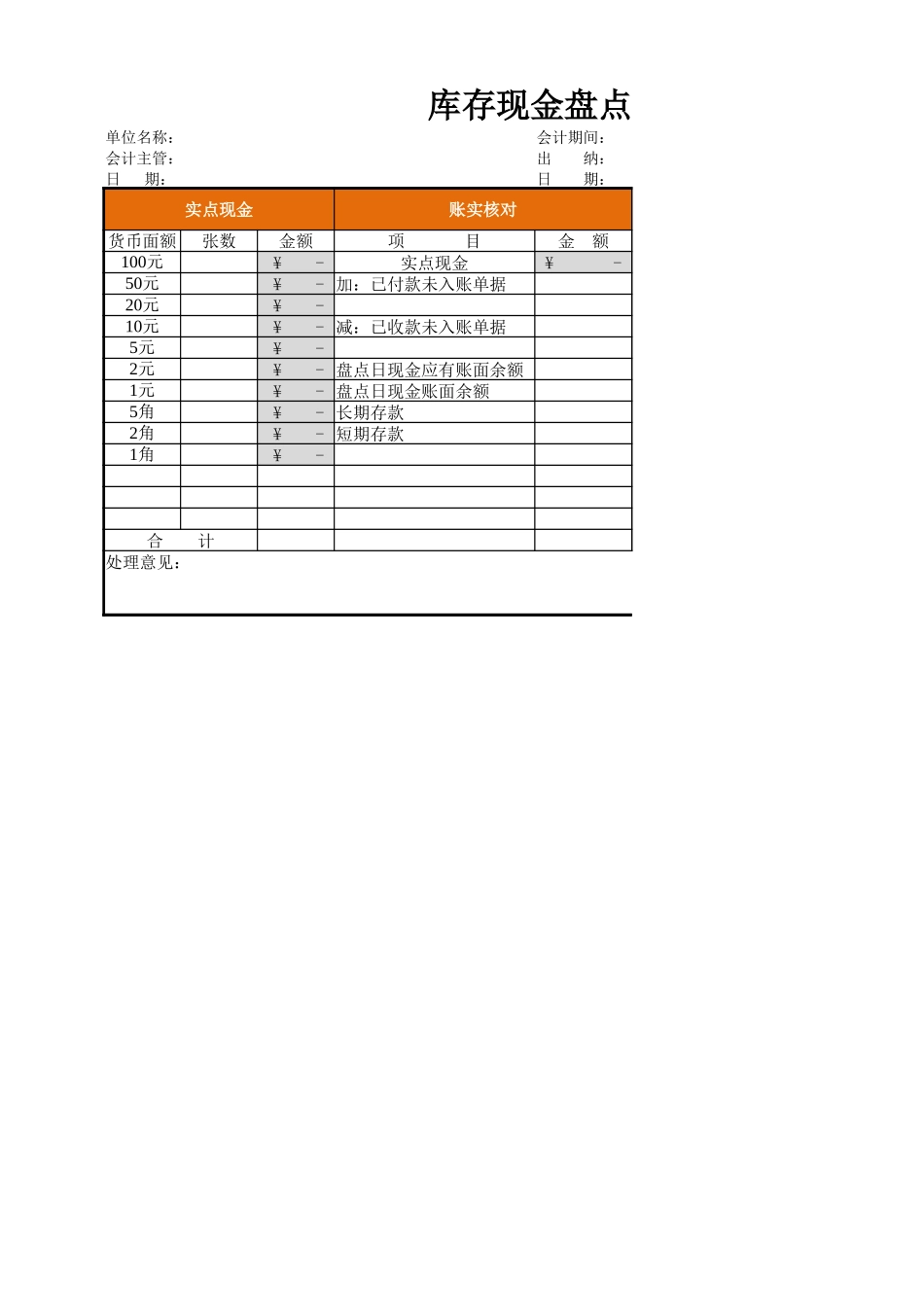 零用金报销清单.xlsx_第1页