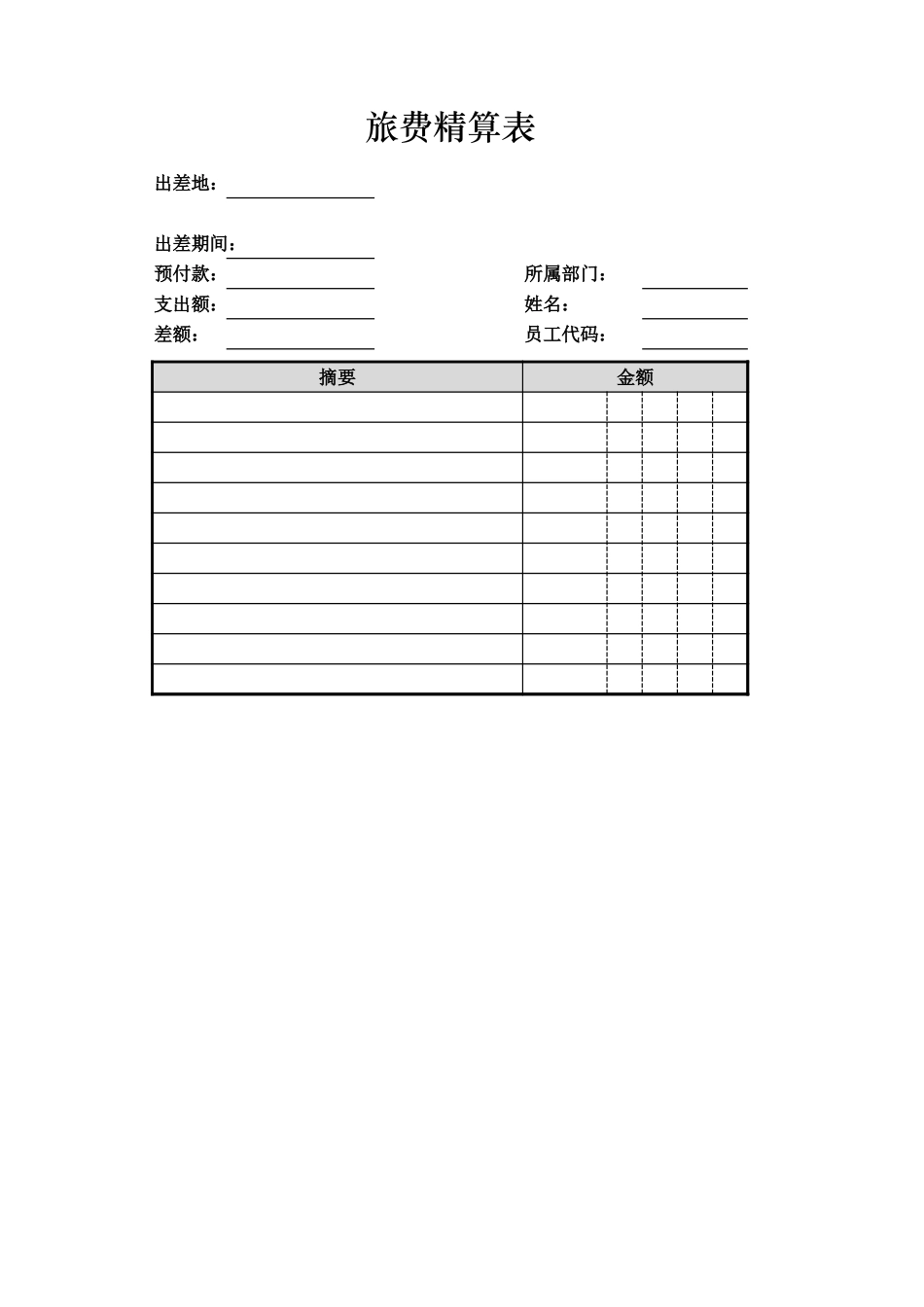 旅费精算表.xlsx_第1页