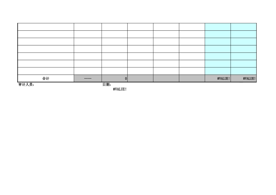 审计工具往来分析.xls_第2页