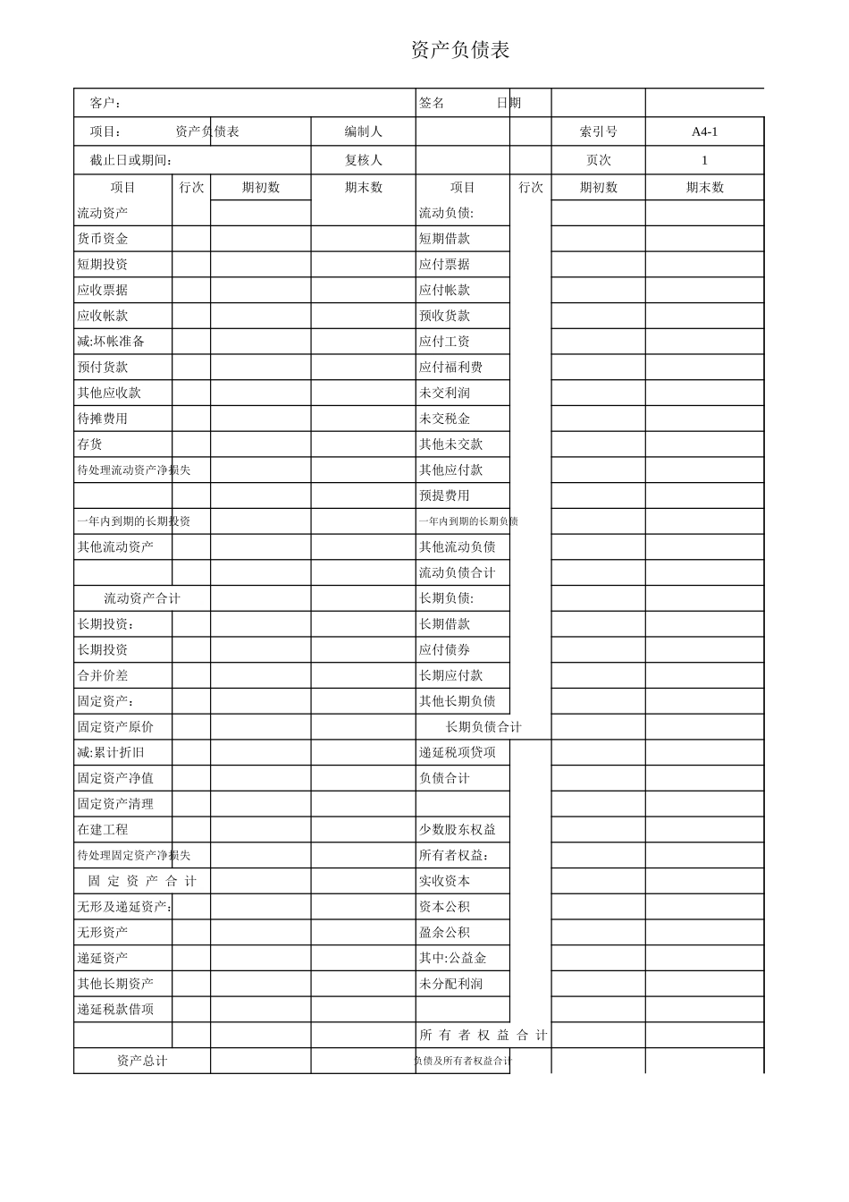 审计准备A业务综合类.xls_第1页