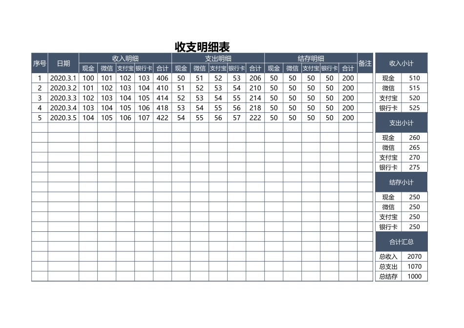 收支明细表.xlsx_第1页