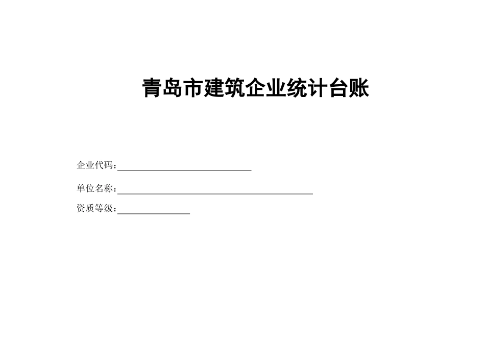 建筑业统计台账.xls_第1页