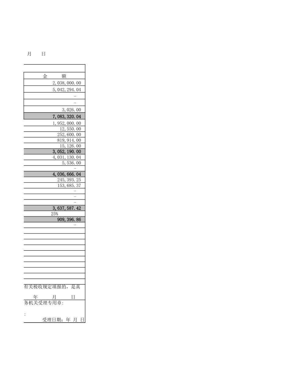 企业所得税年度纳税申报表.xlsx_第2页