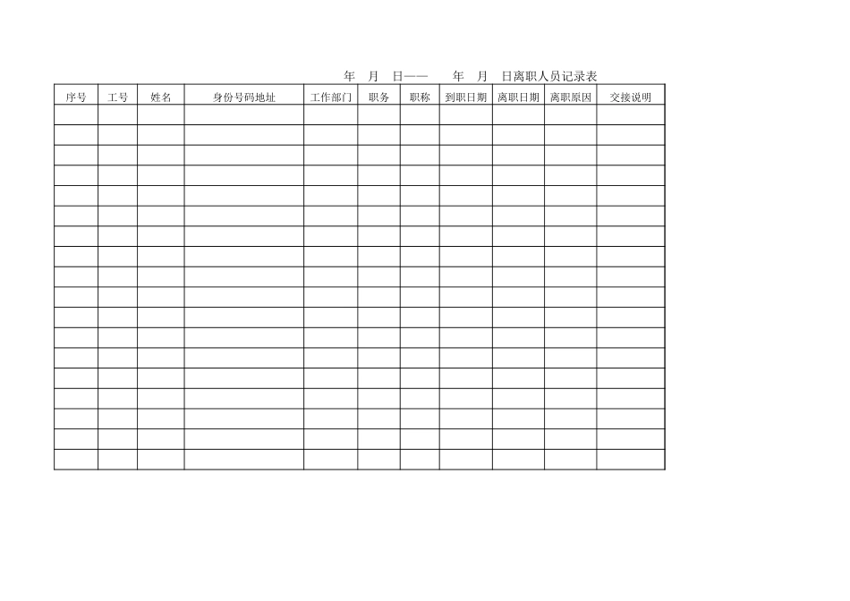 人事表格4张.xls_第1页