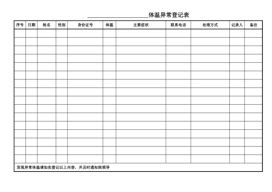 体温异常登记表.xls_第1页