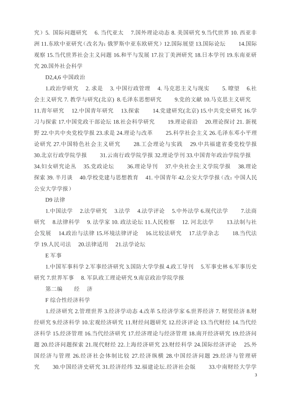 北京大学2008版中文核心期刊目录 (2).doc_第3页