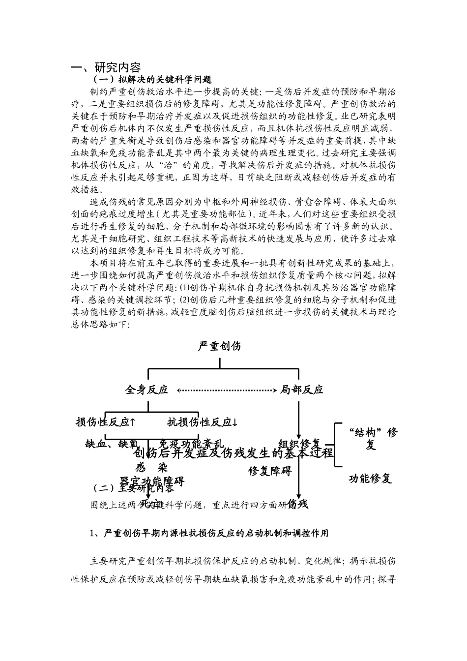 严重创伤救治与损伤组织修复的基础研 (2).Doc_第2页