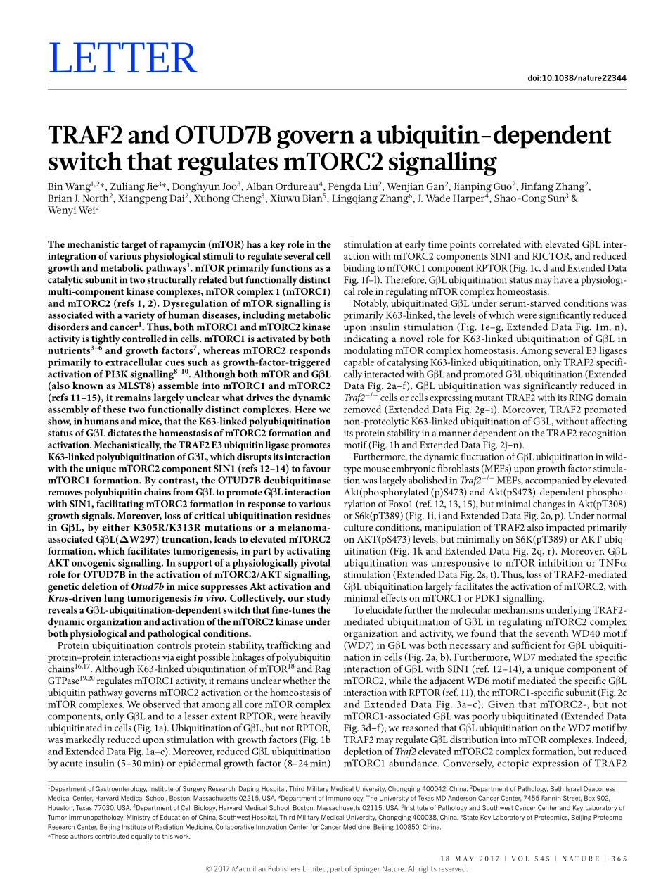 2017-Wang-TRAF2 and OTUD7B govern a ubiquitin-.pdf_第1页