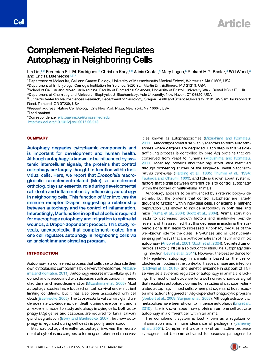 2017-Lin-补体相关调节邻近细胞中的自噬.pdf_第2页