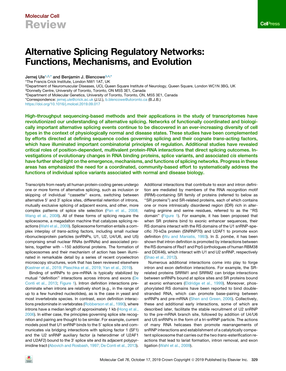 Alternative Splicing Regulatory Networks Funct.pdf_第1页