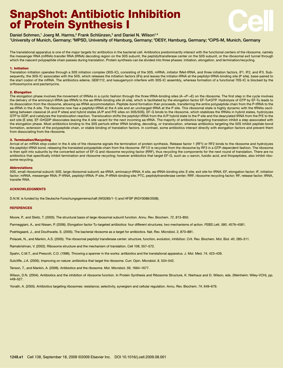 Antibiotic Inhibition of Protein Synthesis I.PDF_第2页