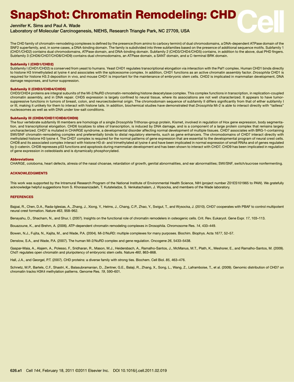 Chromatin Remodeling： CHD.PDF_第2页