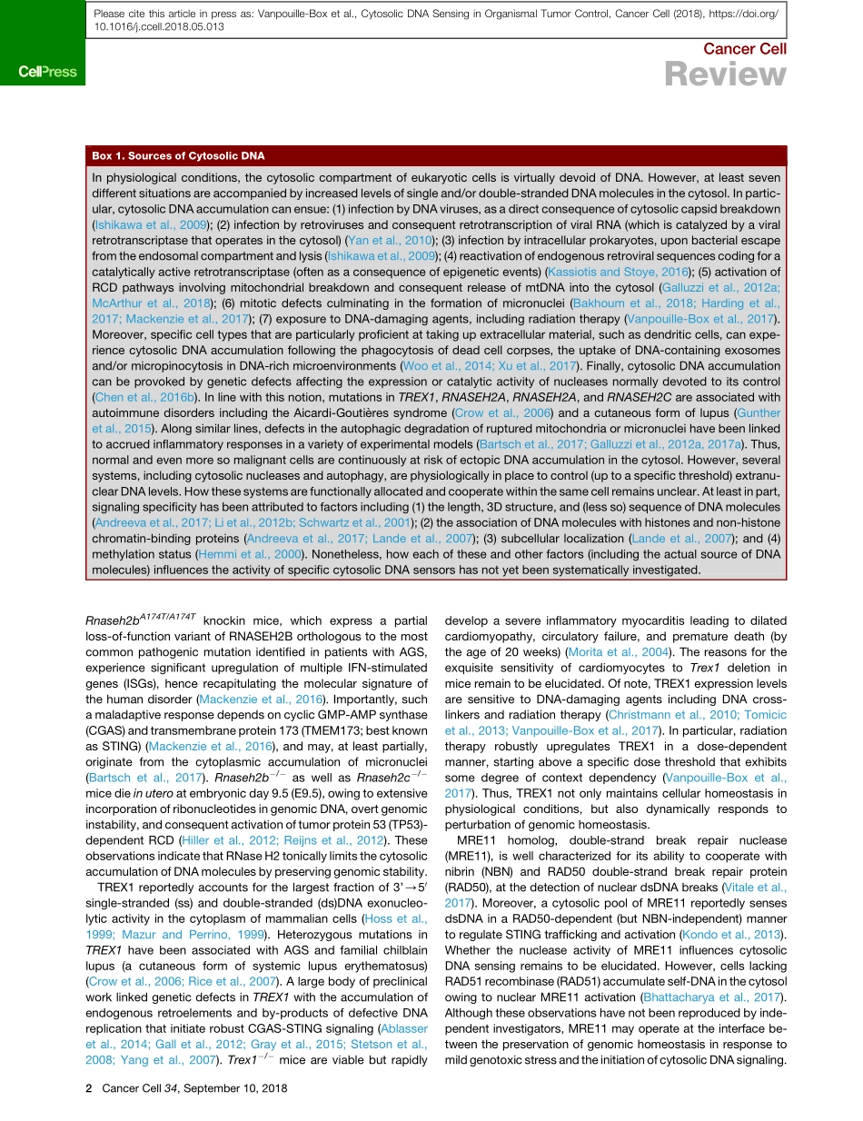 Cytosolic DNA Sensing in Organismal Tumor Control.pdf_第2页