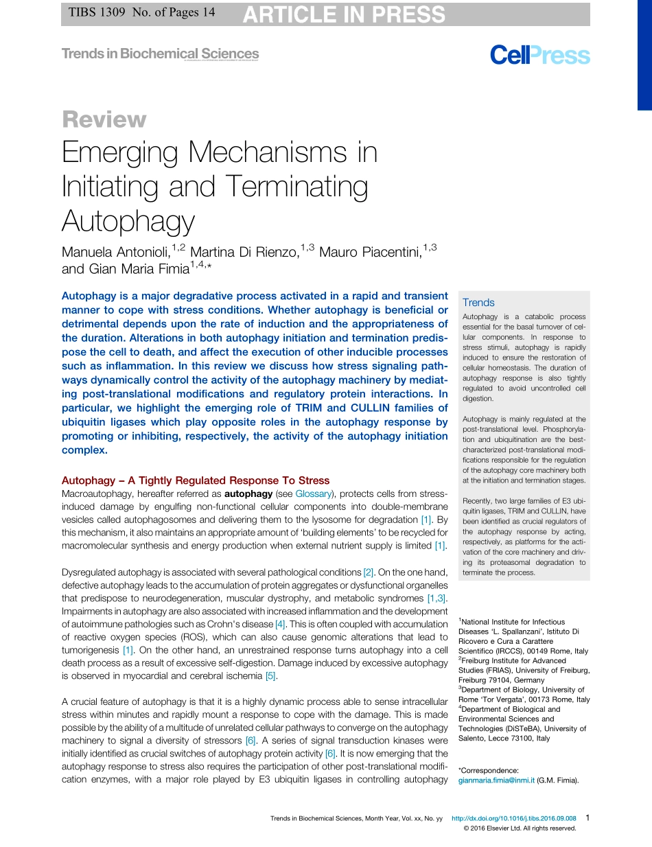 Emerging Mechanisms in Initiating and Terminating Autophagy.pdf_第1页