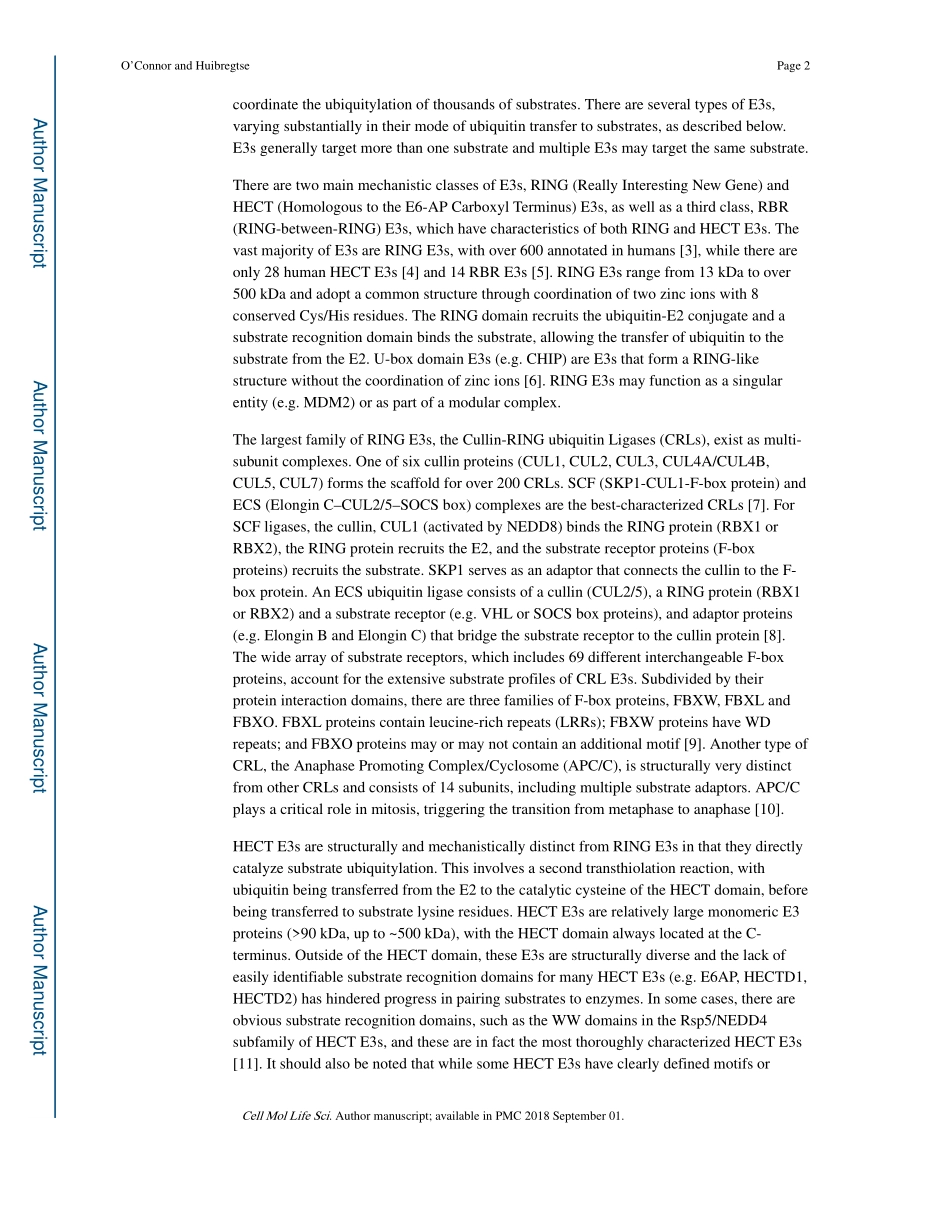 Enzyme-Substrate Relationships in the Ubiquitin System-Approaches for Identifying Substrates of Ubiquitin Ligases.pdf_第2页