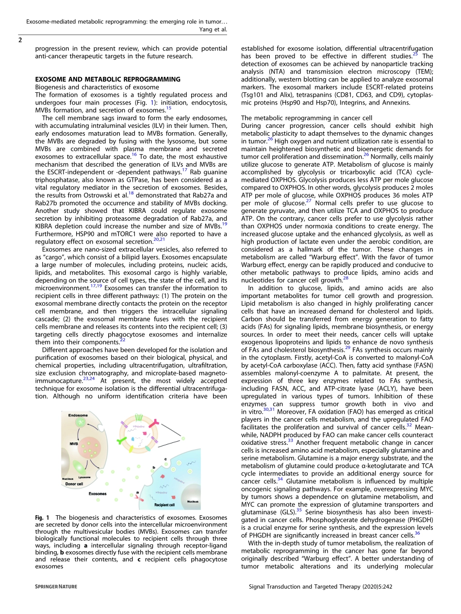 Exosome-mediated metabolic reprogramming the e.pdf_第2页