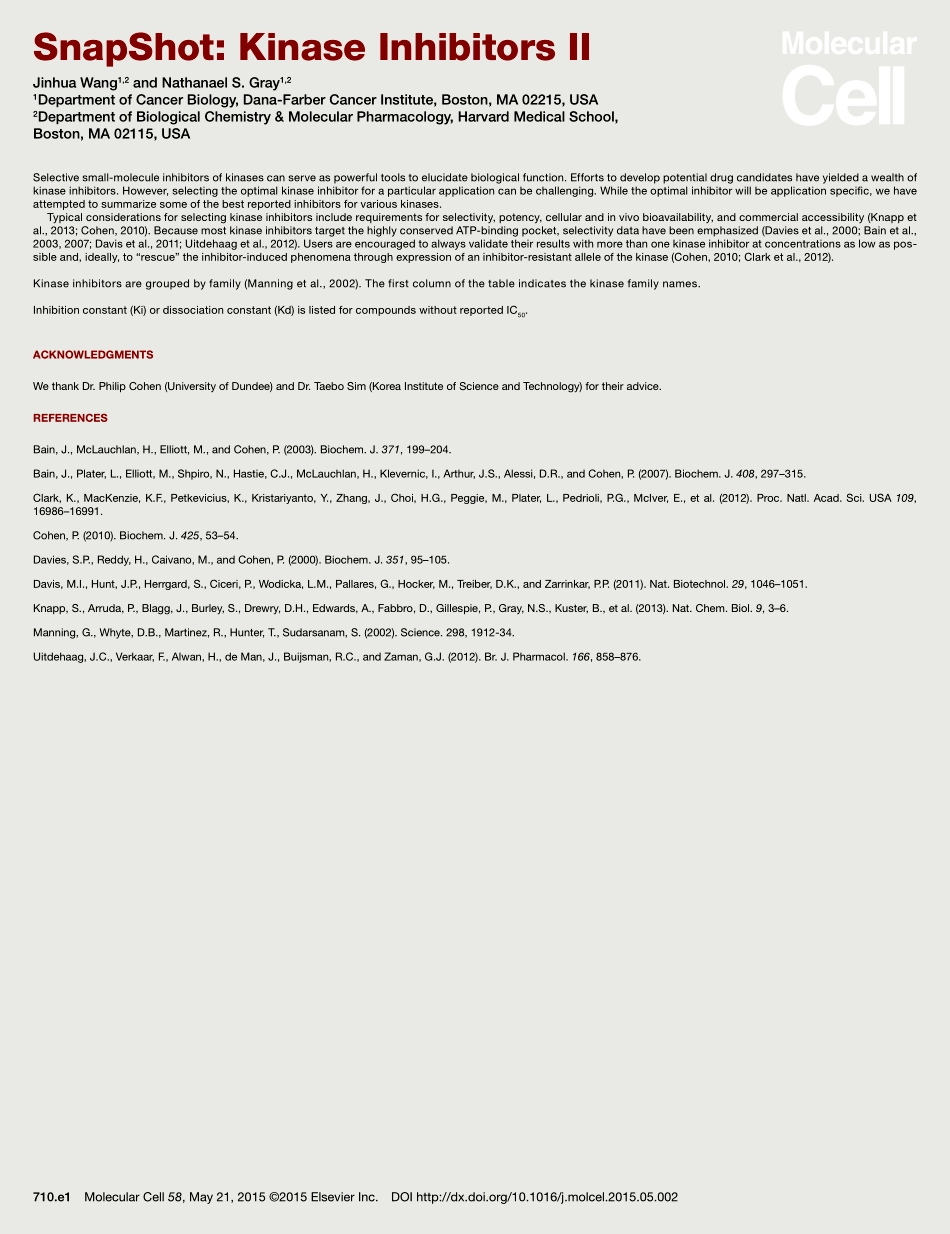 Kinase Inhibitors II.pdf_第2页