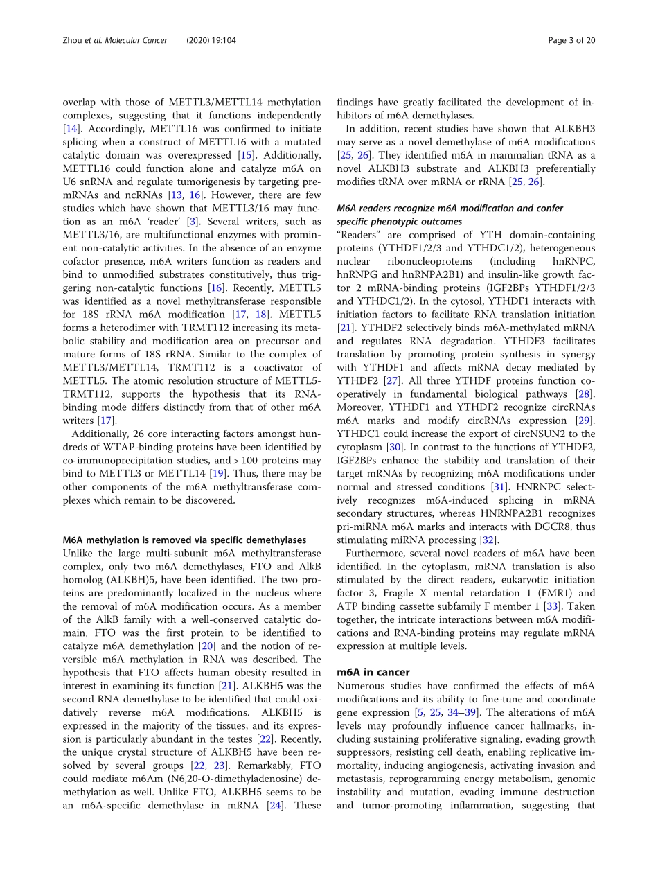 Mechanism of RNA modification N6methyladenosin.pdf_第3页