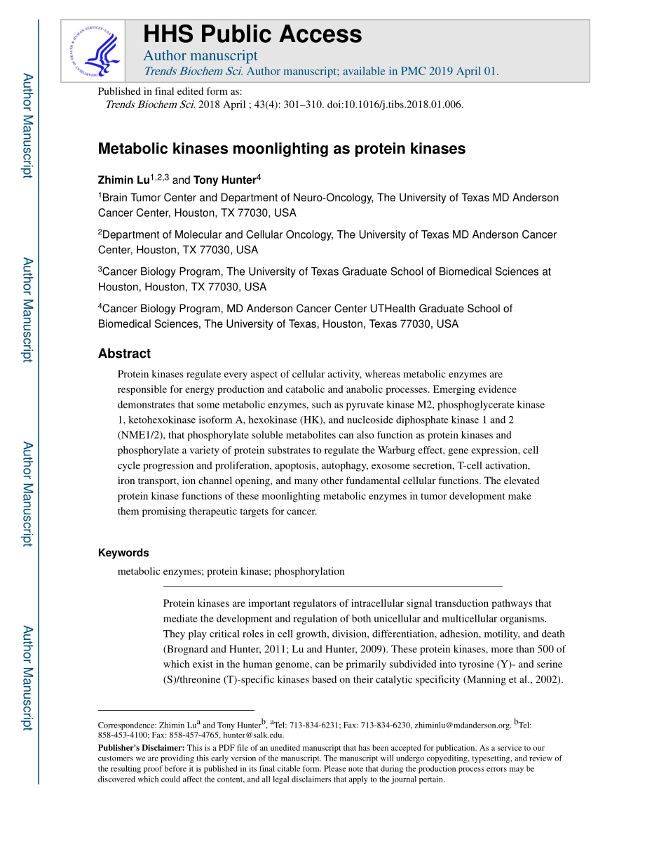 Metabolic kinases moonlighting as protein kina.pdf_第1页