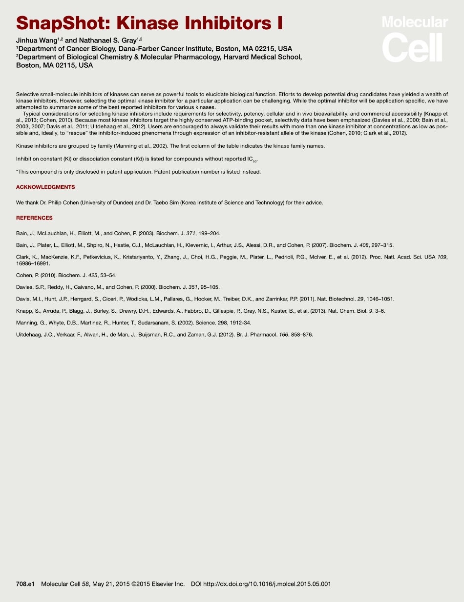 Kinase Inhibitors I.pdf_第2页