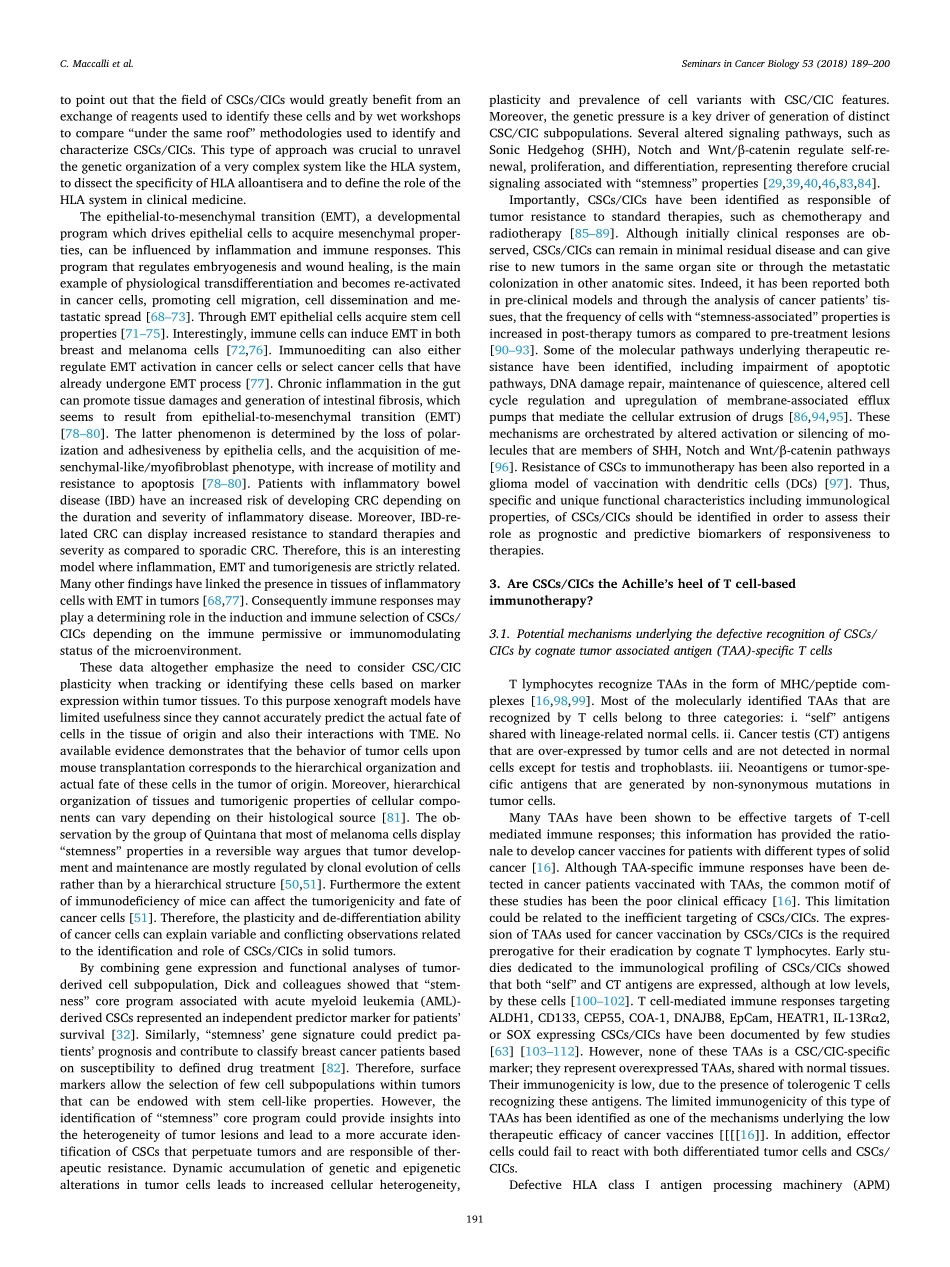 Maccalli-2018-The role of cancer stem cells in.pdf_第3页