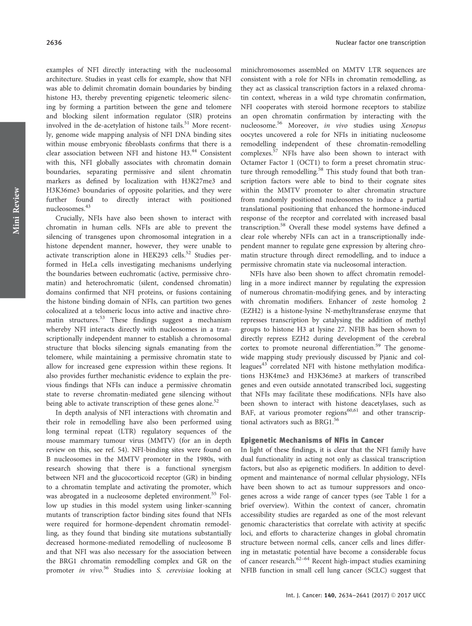 Nuclear factor one transcription factors as epigenetic regulators in cancer.pdf_第3页