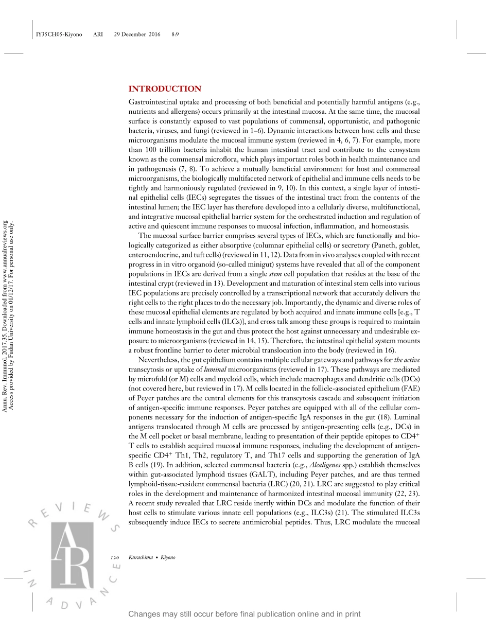 Mucosal Ecological Network of Epithelium and Immune Cells for Gut Homeostasis and Tissue Healing.pdf_第2页