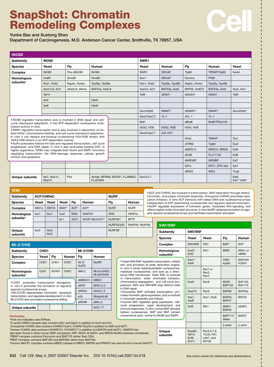 Chromatin Remodeling Complexes.PDF_第1页