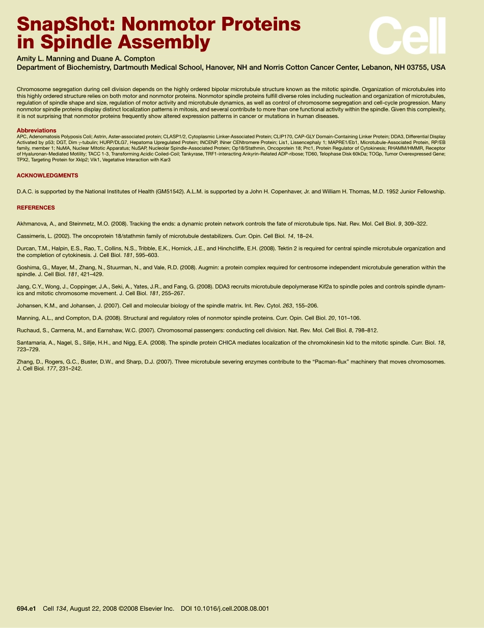 Nonmotor Proteins in Spindle Assembly.PDF_第2页