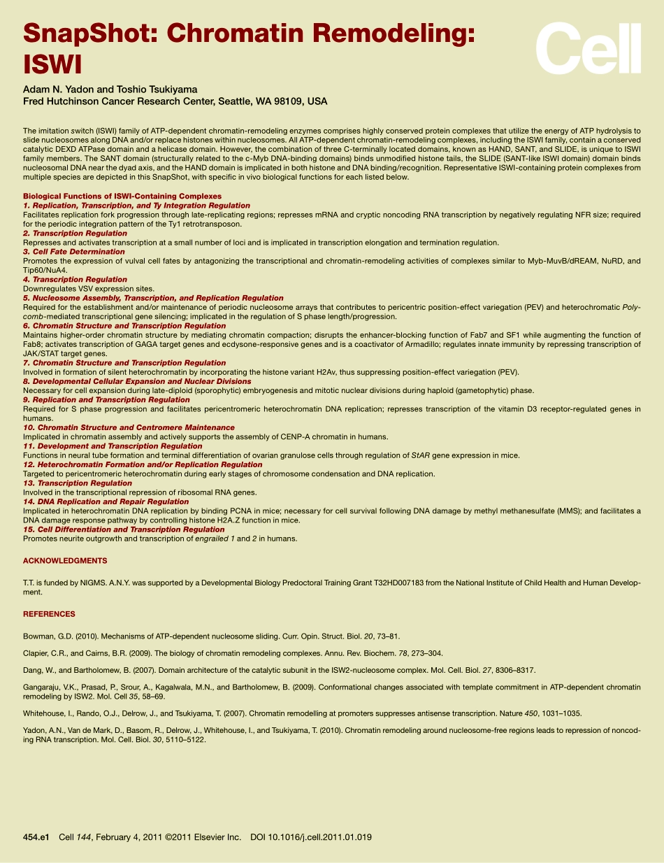 Chromatin Remodeling： ISWI.PDF_第2页
