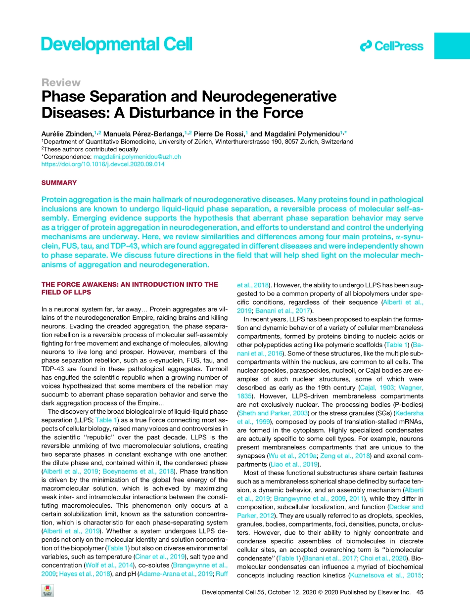 Phase Separation and Neurodegenerative Disease.pdf_第1页