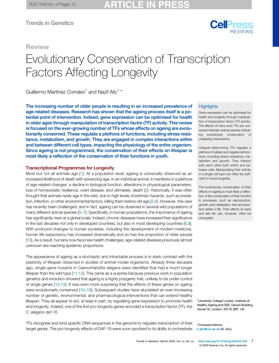 Evolutionary Conservation of Transcription Fac.pdf_第1页