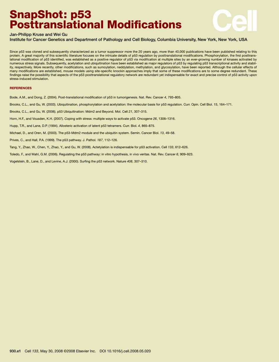 p53 Posttranslational Modifications.pdf_第2页
