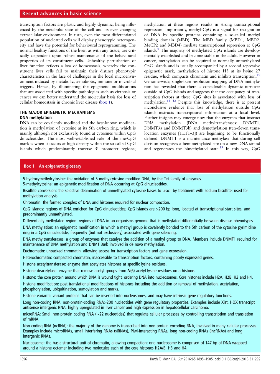 Epigenetics in liver disease-from biology to therapeutics.pdf_第2页