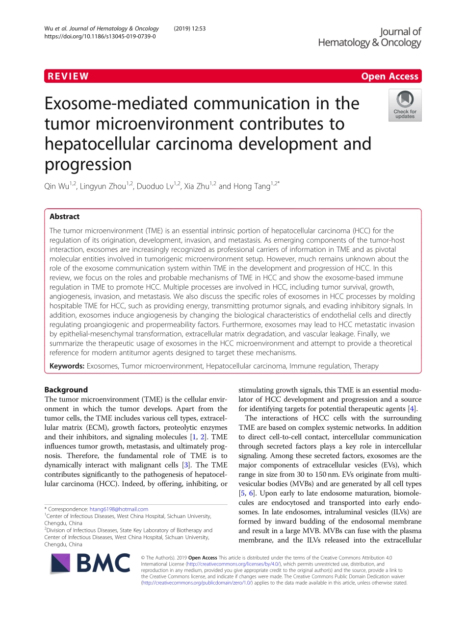 Exosome-mediated communication in the tumor mi.pdf_第1页