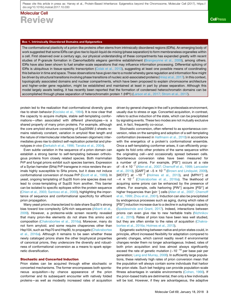 Protein-Based Inheritance-Epigenetics beyond the Chromosome.pdf_第3页