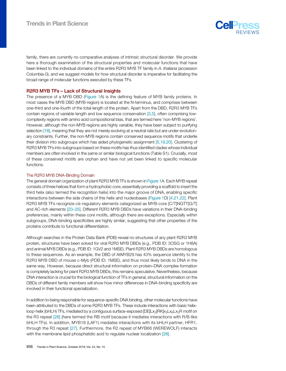 R2R3 MYB Transcription Factors-Functions outsi.pdf_第3页