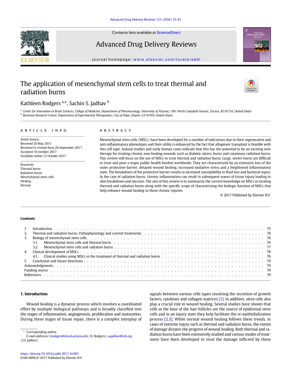 Rodgers-2018-The application of mesenchymal st.pdf_第1页