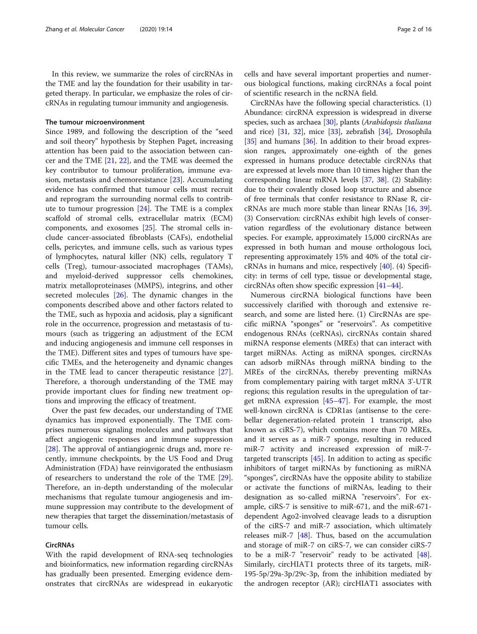 Roles of circRNAs in the tumour microenvironme.pdf_第2页