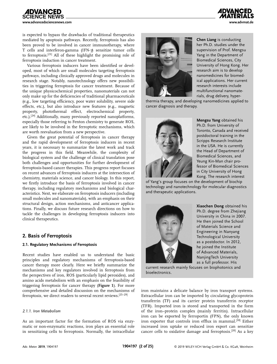 Recent Progress in Ferroptosis Inducers for Ca.pdf_第2页