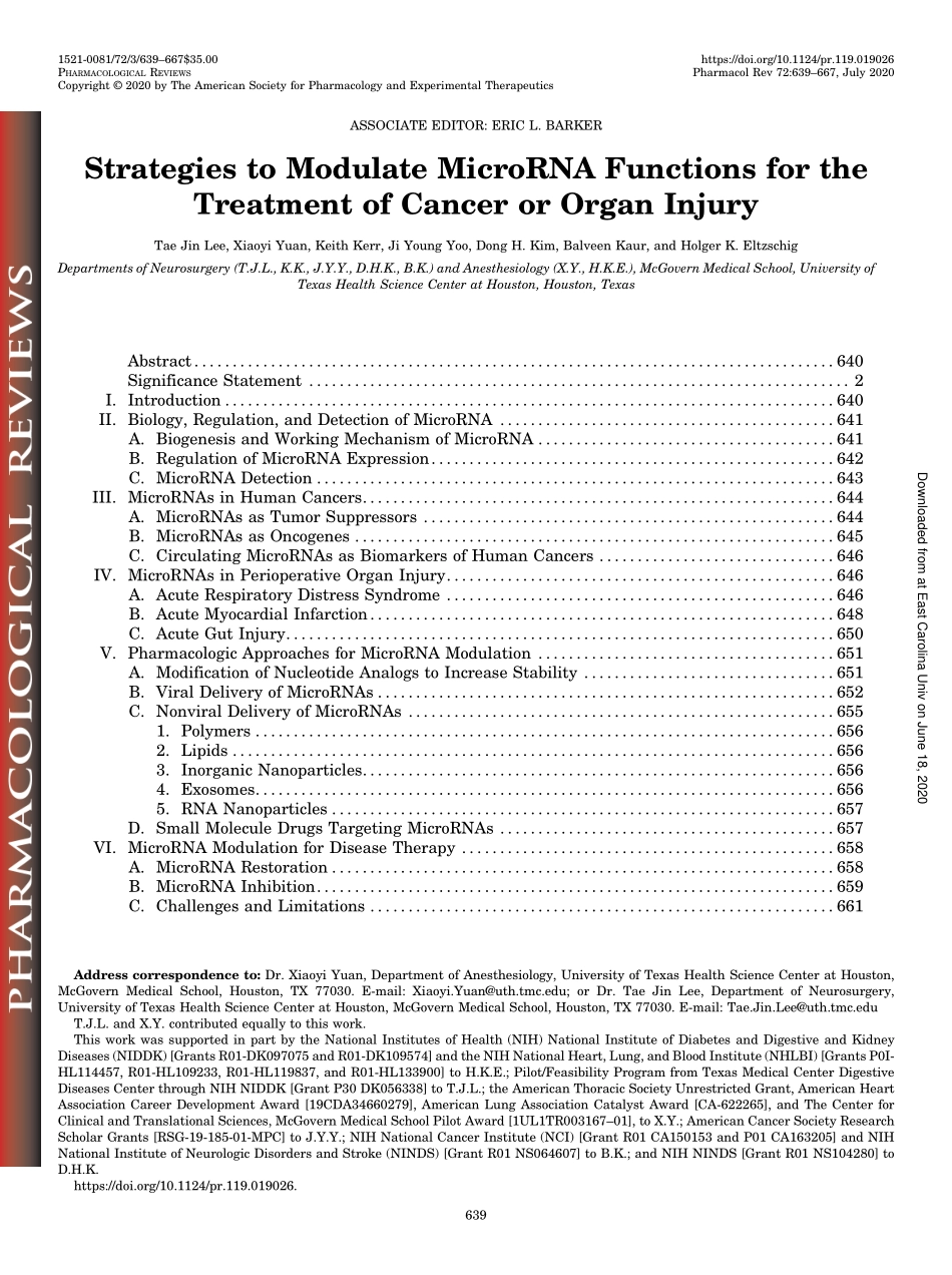 Strategies to Modulate MicroRNA Functions for.pdf_第1页