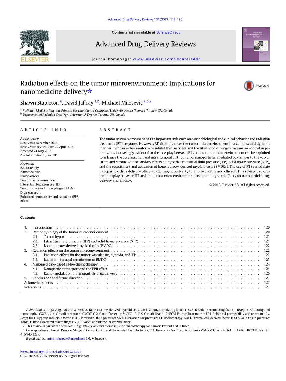 Stapleton-2017-Radiation effects on the tumor.pdf_第1页