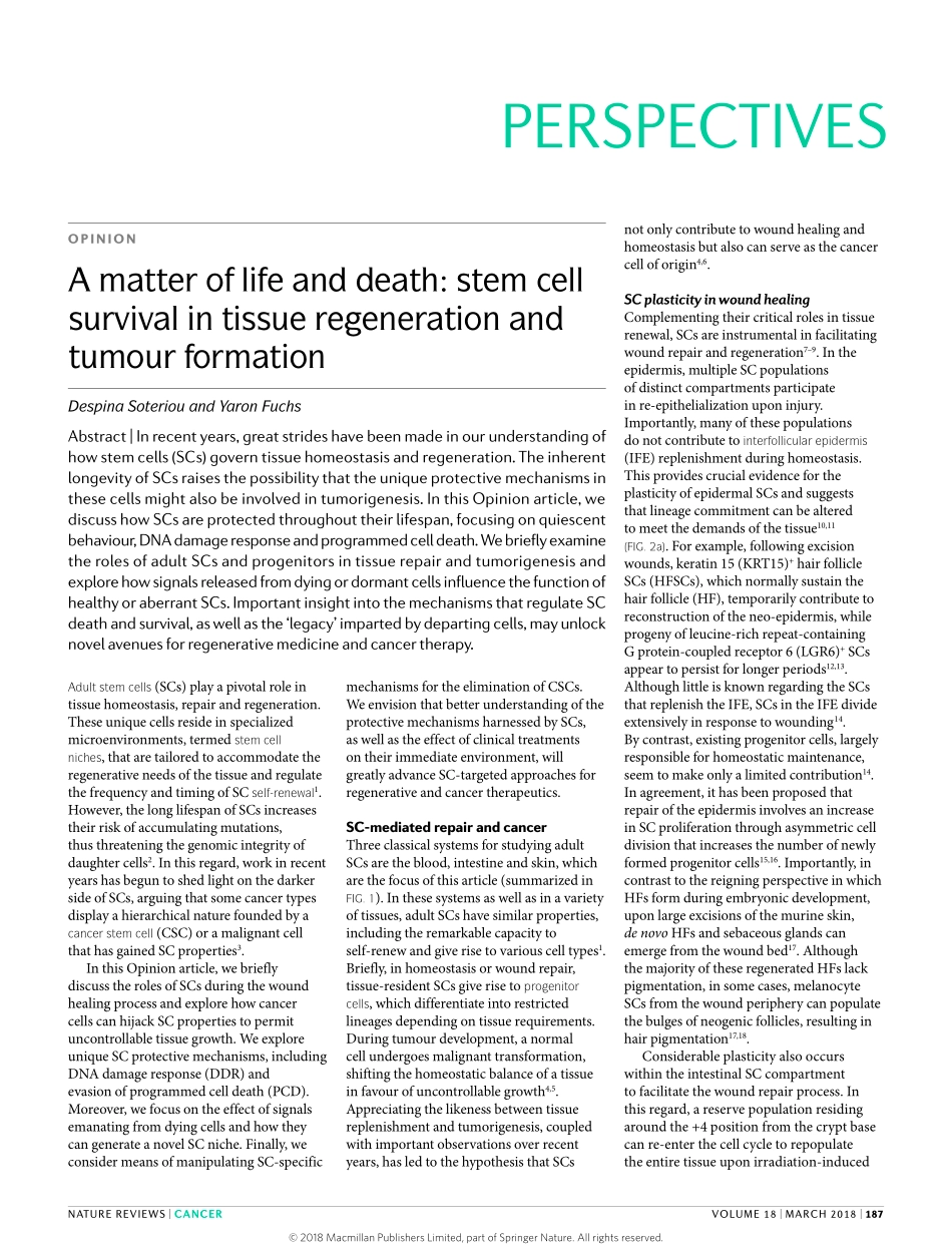 Soteriou-2018-A matter of life and death_ stem.pdf_第1页