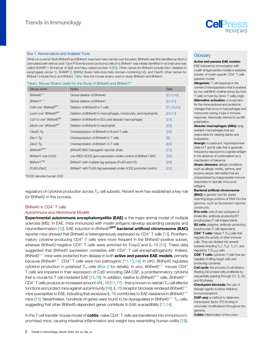 Transcription Factor Bhlhe40 in Immunity and A.pdf_第2页