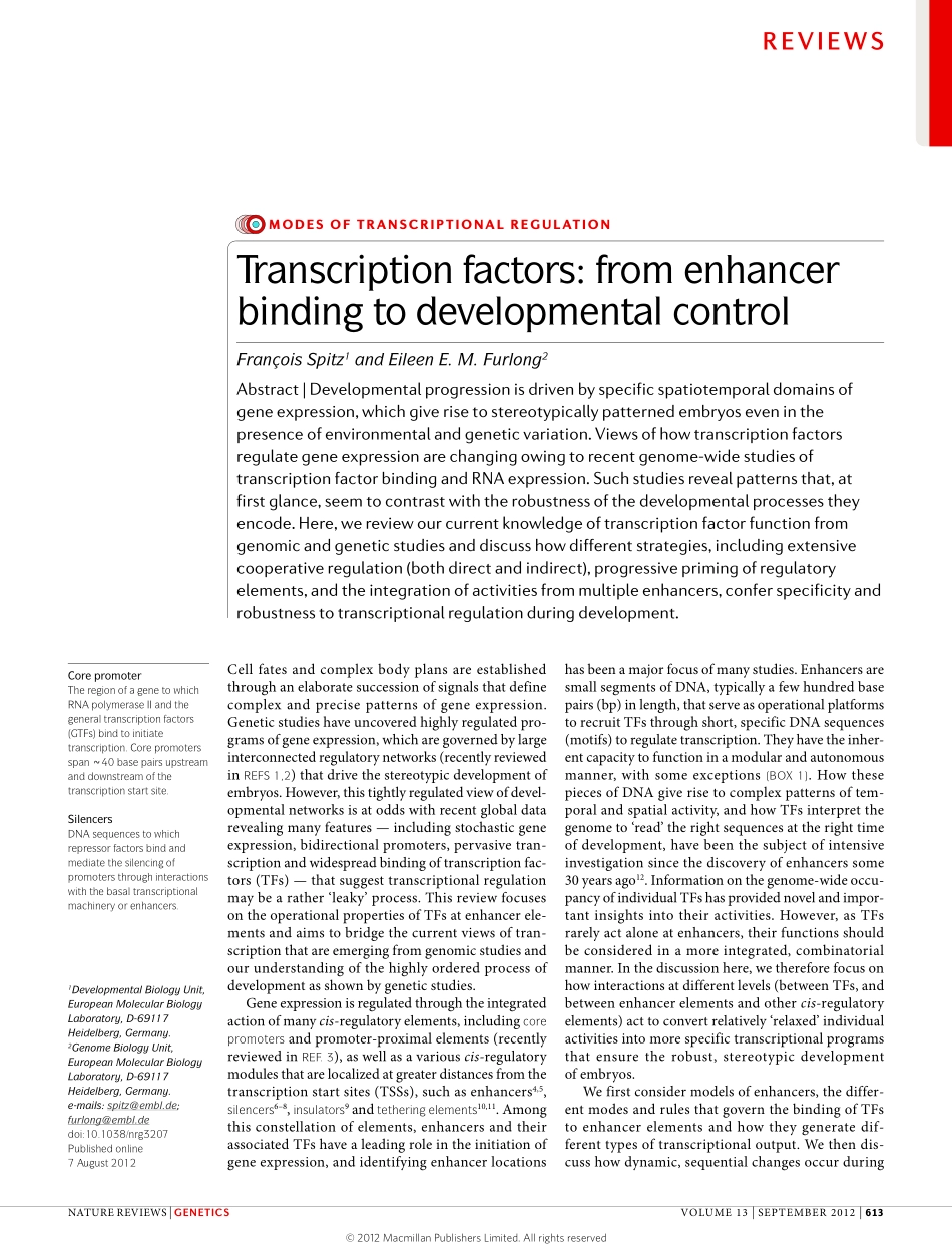 Transcription factors-from enhancer binding to developmental control.pdf_第1页